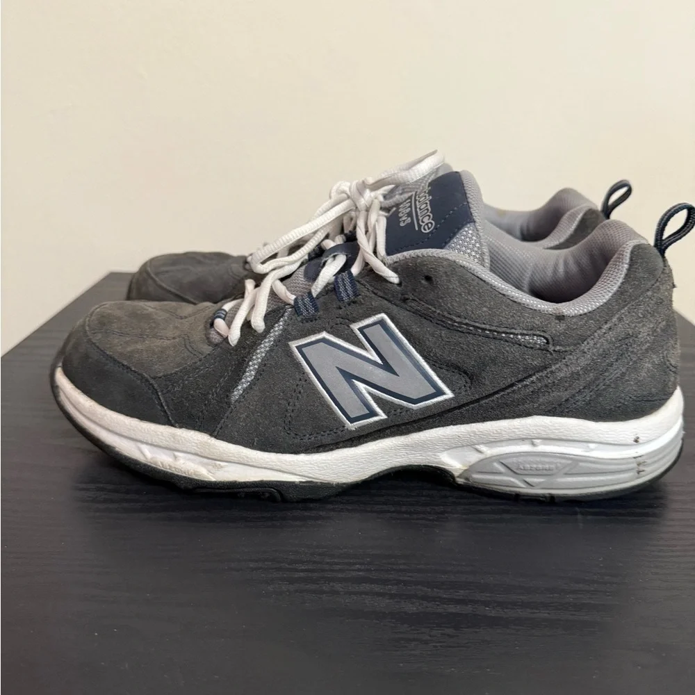 New Balance 608v3 Dark Gray Suede Leather Men’s Shoes Sz 12